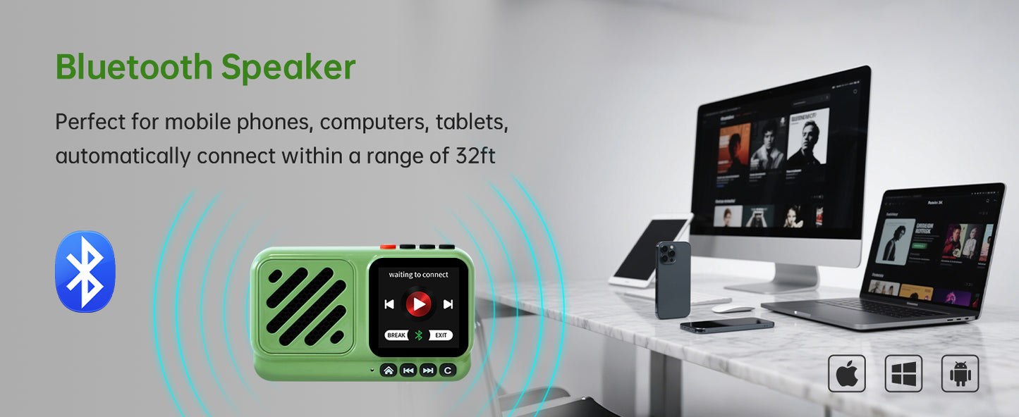 Choyong Voyager Bluetooth Speaker Internet Radio Global Version with WIFI/4G,World Radio Station,BT5.3, Electronics for Home/Travel/Outdoor mini Portable Speaker