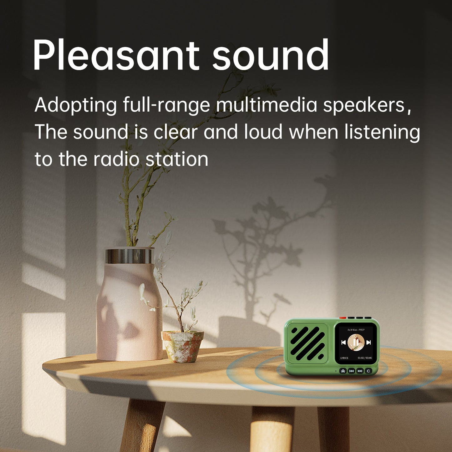 Choyong Voyager Bluetooth Speaker Internet Radio Global Version with WIFI/4G,World Radio Station,BT5.3, Electronics for Home/Travel/Outdoor mini Portable Speaker