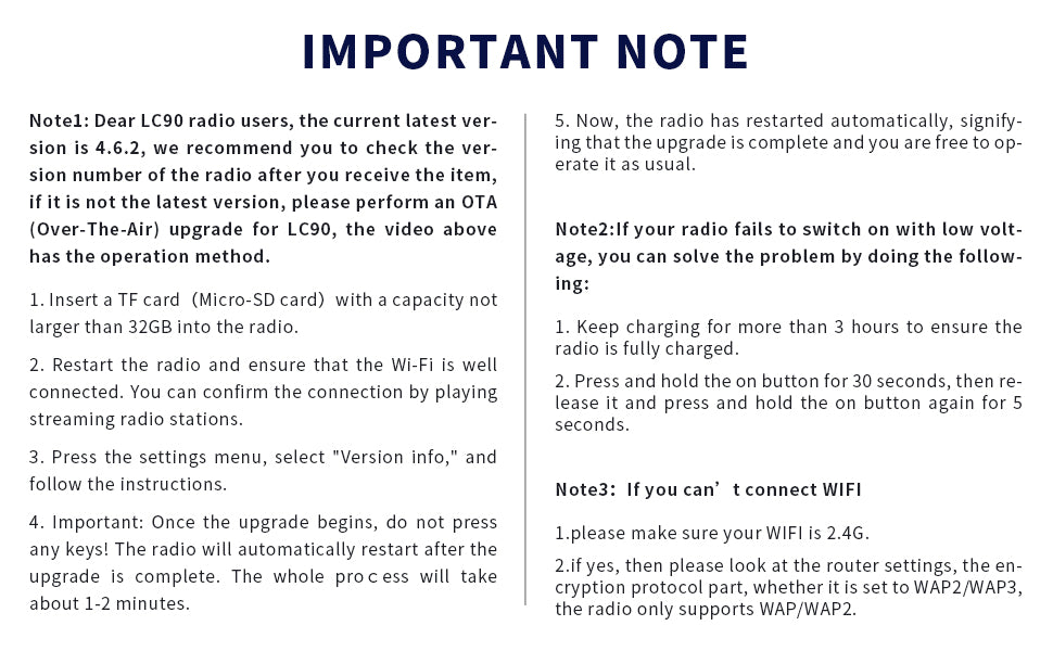 CHOYONG LC90 Internet Radio Professional Multi-Functional SmartMulti-Band WIFI/4G Global Version choyoung Portable Radio FM/LW/MW/SW/SSB Shortwave Radio Bluetooth,TFCard,All World Radios