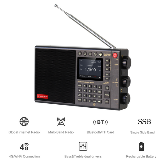 A review of the Chaoyuan LC90 Hybrid Shortwave/4G/Internet Radio
