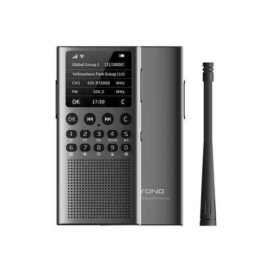 Choyong Multi-Functional Walkie Talkie Professional/Business Walky Talky Long Range Global Public Intercom Rechargable Handheld Two Way Radios